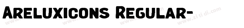 Areluxicons Regular字体转换